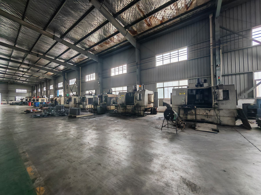 Industrial component machining workshop